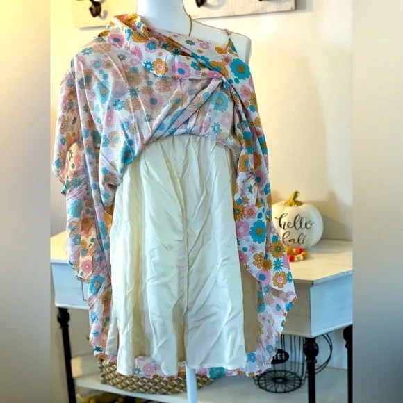 Keep Blooming Multicolor Floral Dress 💙💛💗 - Picture 6 of 8